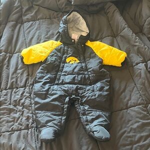 Yellow and Black Baby Snowsuit